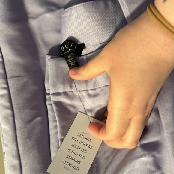 Belted Trouser with Side Slit BNWT - Picture 3 of 3